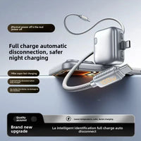 Adaptador USB-C que corta la carga solo al llegar al 100 % · Hasta 140 W