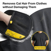 Guante quitapelos para perros y gatos · Reutilizable y lavable